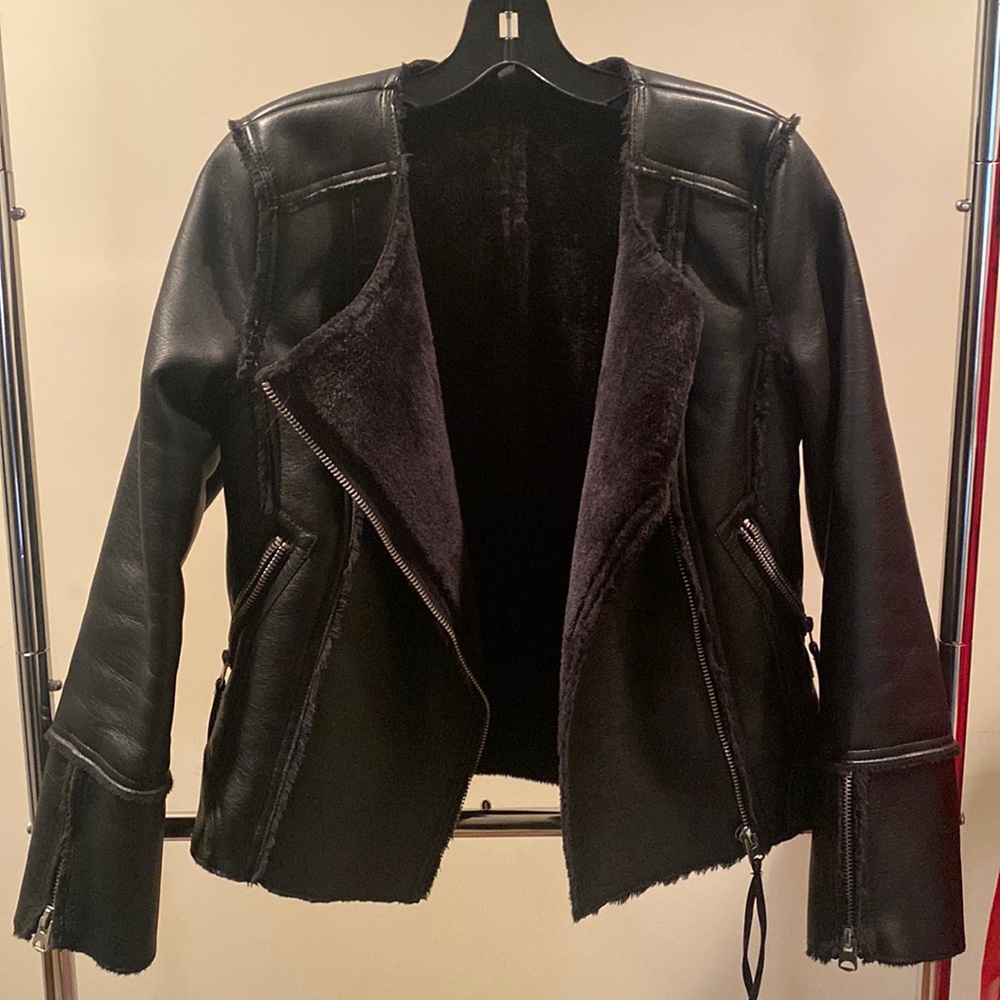 Faux Leather Jacket